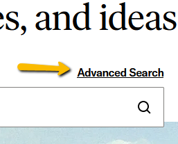 Advanced Search in JSTOR Advanced Search in JSTOR