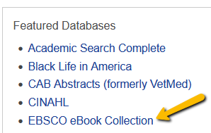Featured Databases Box Featured Databases Box