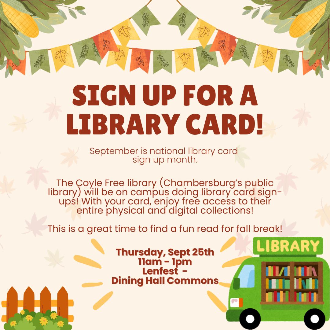 Library sign up same information as text