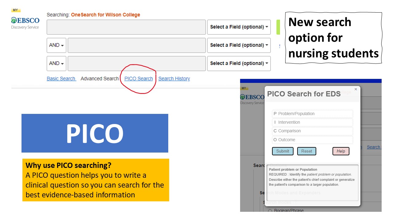 New PICO search tool for nursing students