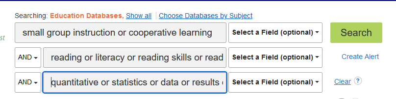 Primary Research Studies in Education