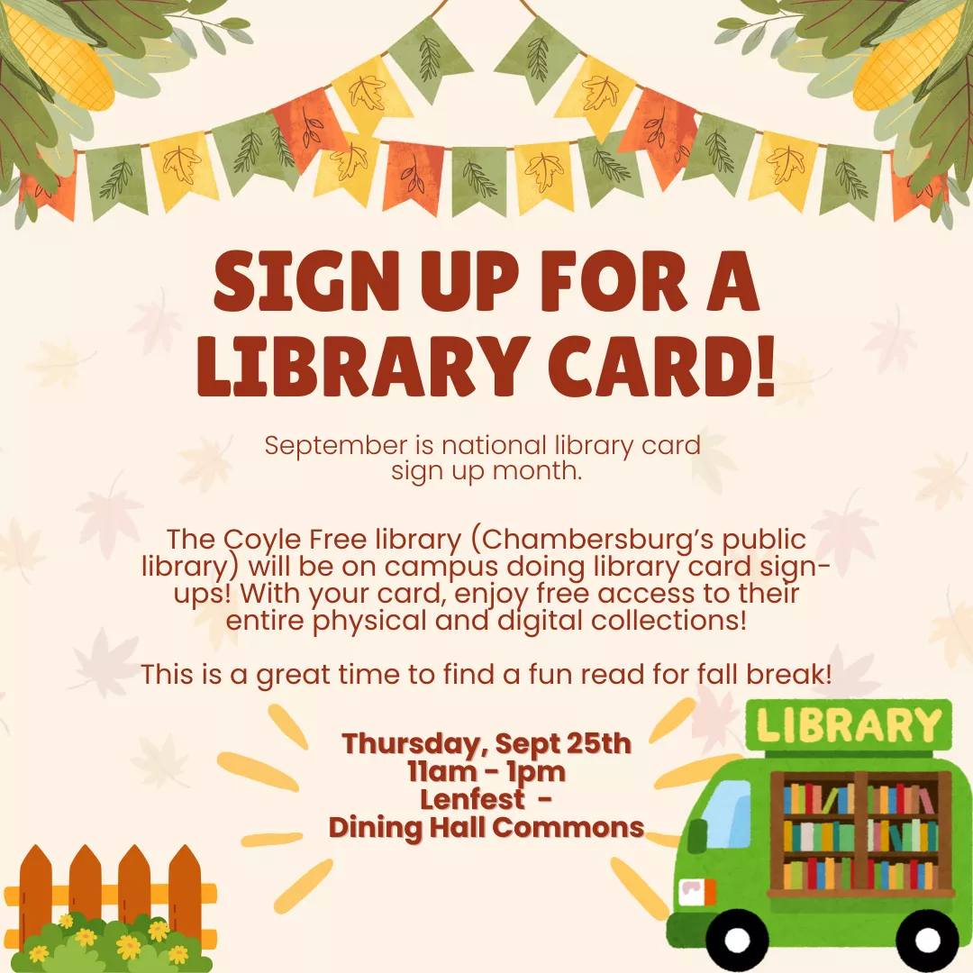 Library sign up same information as text